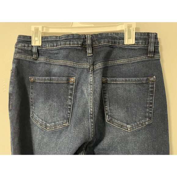 International‎ Concepts INC Denim Jeans Dark Wash High Rise Straight 31 12 - Picture 3 of 10